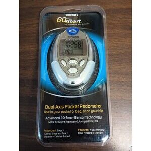 New Sealed Omron Go Smart HJ-112 2D Smartsensor Digital Pocket Pedometer A15